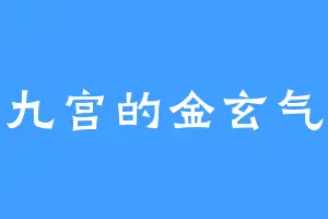 九宫的金玄气