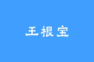 王根宝