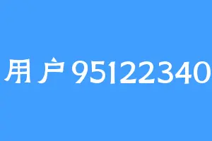 用户95122340
