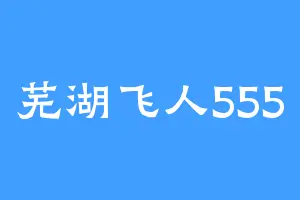 芜湖飞人555