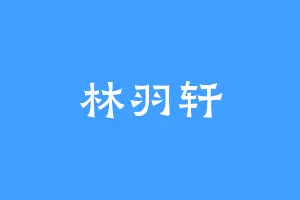 林羽轩