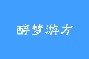 醉梦游方