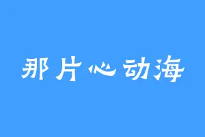 那片心动海