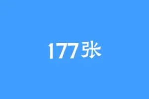 177张