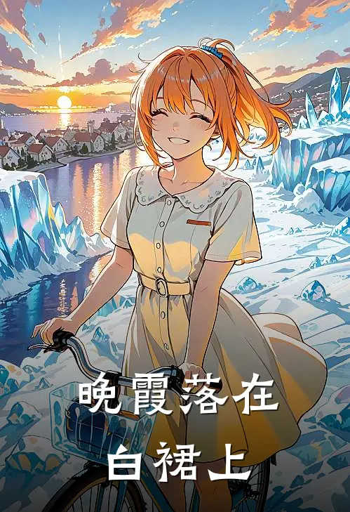 晚霞落在白裙上