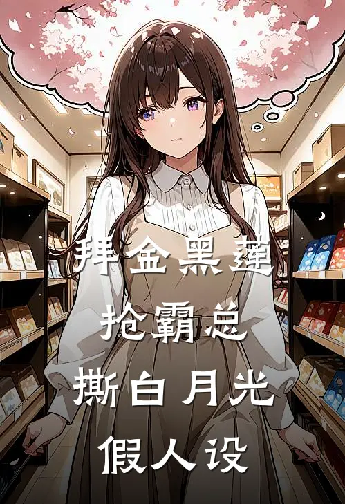 拜金黑莲抢霸总，撕白月光假人设