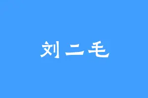 刘二毛