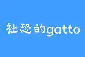社恐的gatto
